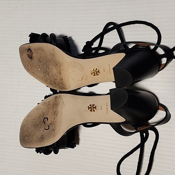 Tory Burch Rope Block Heel Sandals - Picture 9 of 13